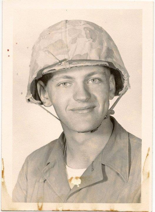James Alphonse Gura during infantry training in California, 1956