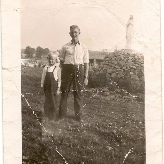 St. Paul's Monastery in Canfield, Ohio, around 1943 to 1945 when Norman was a brother in the Society of St. Paul
